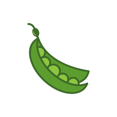 Peas icon vector symbol illustration