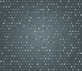 Black metal texture steel background. Perforated sheet metal. Vector illustration