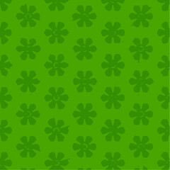 green color floral geometric pattern
