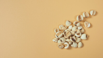 Job's Tears, also known as adlay and coix on white background. Popular in Asian cultures as a food source.