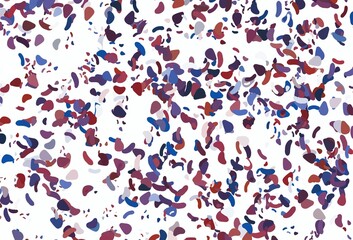 Obraz premium Light blue, red vector backdrop with abstract shapes.