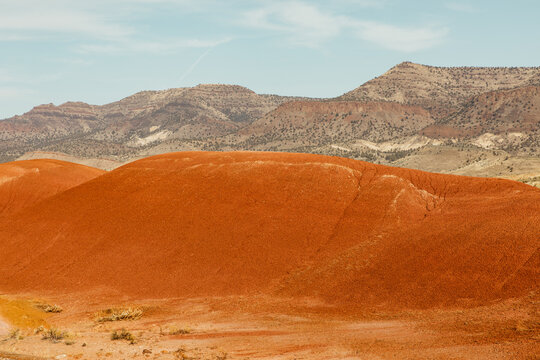 Colorful desert hills