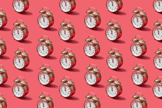 Creative background from alarmclock.