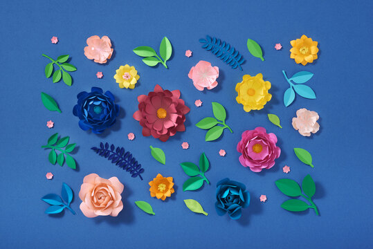 Flowers Handmade Design Papercraft Art