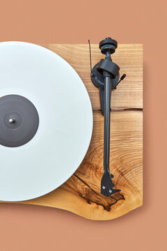 Old-fashioned record player.