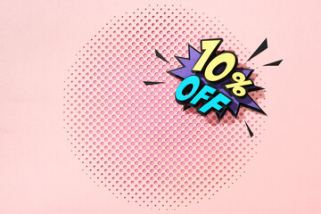 Sale discount promotion banner