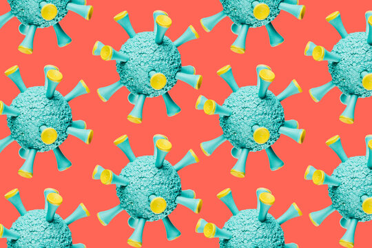 Viruses pattern.