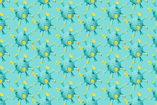 Viruses pattern.