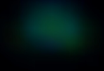 Dark Green vector blurred bright texture.