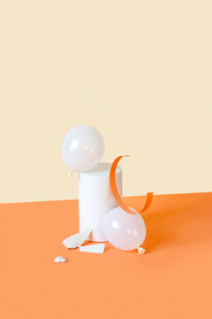 Abstract composition from balanced figures.