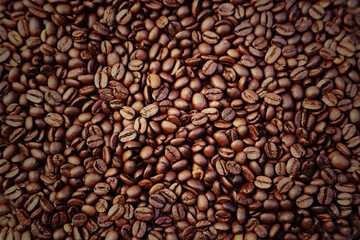 Roasted coffee beans