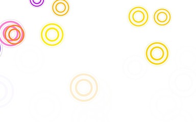 Light Blue, Red vector pattern with spheres.