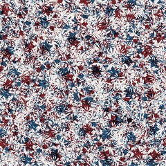 Seamless abstract floral pattern in flat red blue black white. High quality illustration. Abstract design of red and blue overlaid to form a modern attractive abstract seamless surface design.