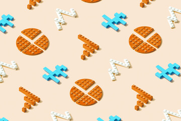 Diagrams and graphics figures pattern.