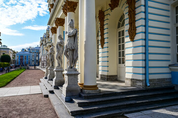 Catherine's Palace. A masterpiece of Russian architecture. the city of Pushkin.