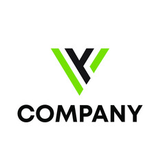 letter VY logo