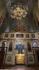 Iconostasis in the church of St. Nicholas