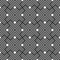 Perfect Geometric Pattern. Black and white lines
