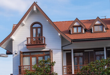 old house with windows