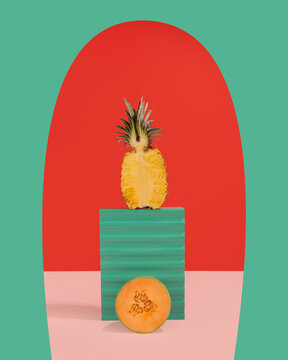 Colorful Abstract Fruit
