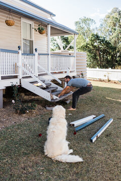 Removing a broken staircase