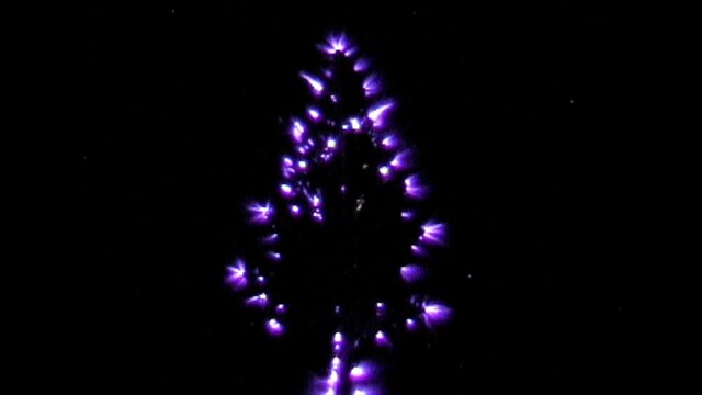 Kirlian photography of the electromagnetic discharge of a Sage leaf.