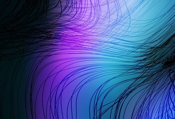 Obraz premium Dark Pink, Blue vector blurred shine abstract texture.