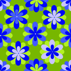 Seamless pattern with flowers