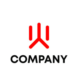 w logo