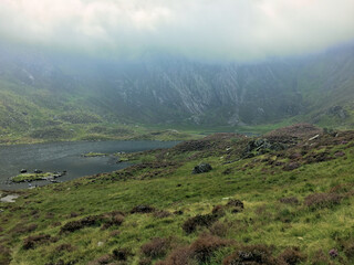 A view of the North Wales Countryside near Lake Ogwen