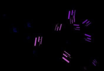 Dark pink, blue vector texture with colorful lines.