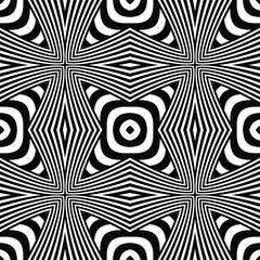 Abstract seamless geometric pattern. Lines texture.