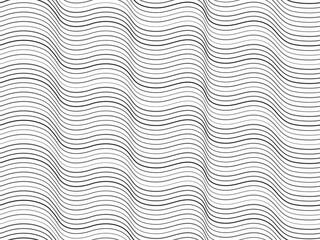 Wavy line seamless pattern. Universal vector texture.