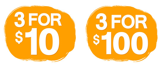 Set Sale banners design template, discount tags, great promotion, vector illustration