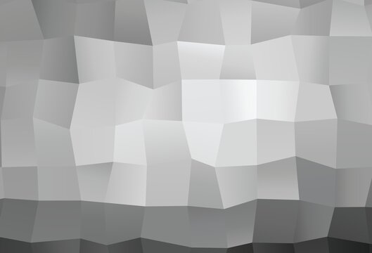 Light Silver, Gray vector shining triangular background.