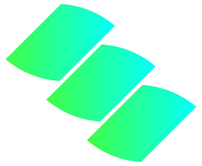 abstract colored icon, geometric vector design