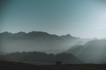 Blick in die Oberstdorfer Alpen