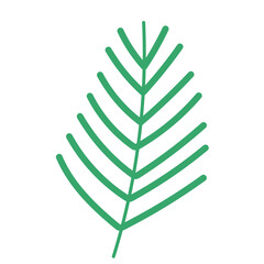 ecology branch leaves foliage natural icon design