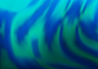 Light BLUE vector template with liquid shapes. A vague circumflex abstract illustration with gradient. New composition for your brand book.