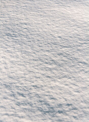 background of pure snow close-up texture