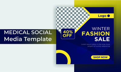 Fashion Social Media Post Design Template