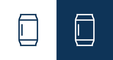 Soda outline icon illustration isolated vector sign symbol