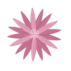 flower decoration and celebration icon