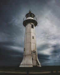 lighthouse at night