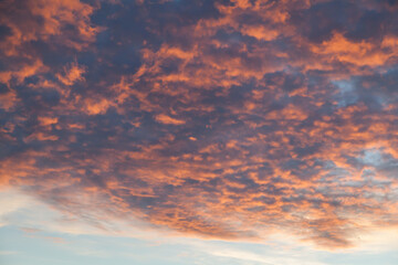 Naklejka na ściany i meble Sunset sky texture background