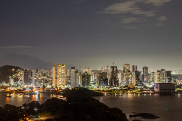 Obraz premium city skyline at night