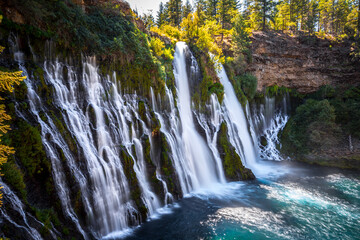 Majestic Burney Falls, Shasta-Trinity National Forest, California