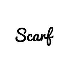 ''Scarf'' Lettering