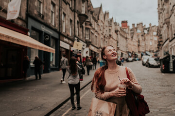 Woman in Edinburgh