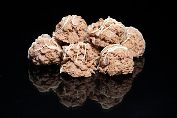 Deliciosos emjambres de chocolate claro